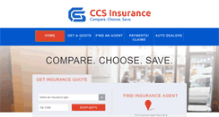 Desktop Screenshot of ccsinsurance.com